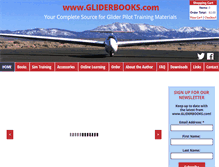 Tablet Screenshot of gliderbooks.com